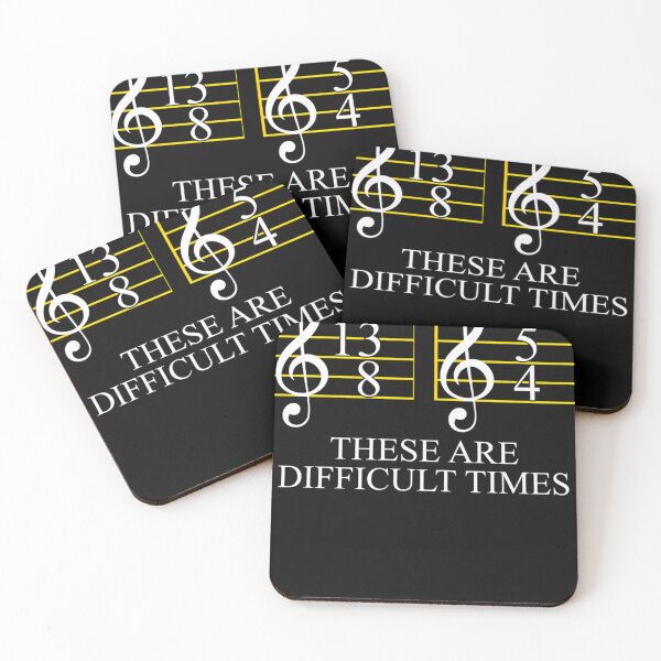 Item preview, 516 Music These Are Difficult Times designed and sold by ZaruckiJami.
