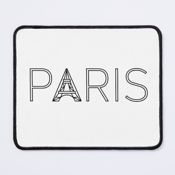 Item preview, Paris Minimal Geometric Typography — Modern Outline Wordmark with Eiffel Motif (Transparent PNG & SVG) designed and sold by Happyfreedom.