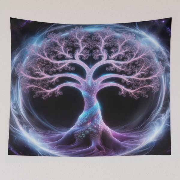 Item preview, Mystical Tree of Life - Cosmic Espiritual Artwork designed and sold by Cristhian Almanza.