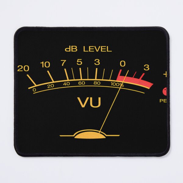 Item preview, Volume Vu Meter Vintage Audio Engineer Recording Studio Gear Head Musician Guitar Shirt Mug Sticker And More designed and sold by DEBORARUSK.