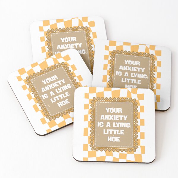 Item preview, Your Anxiety Is A Lying Little Hoe in Yellow designed and sold by Dondonmart.