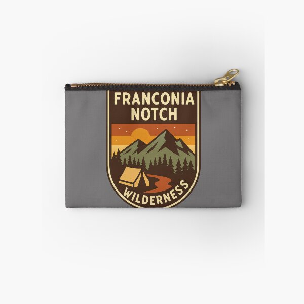 Item preview, Camping NH – Franconia Notch Wilderness Badge in New Hampshire for Outdoor Adventure designed and sold by Youssef-BM.