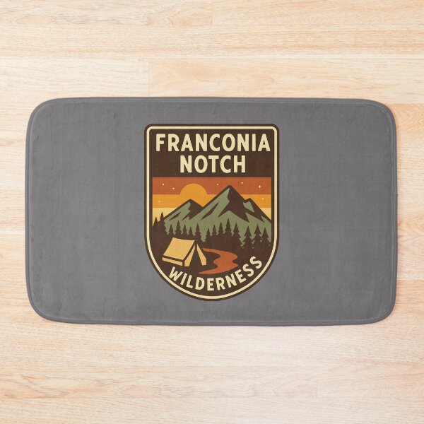 Item preview, Camping NH – Franconia Notch Wilderness Badge in New Hampshire for Outdoor Adventure designed and sold by Youssef-BM.