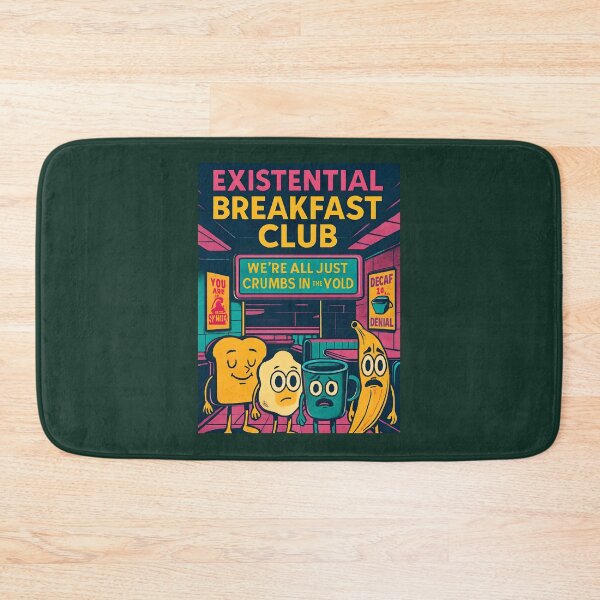 Item preview, Existential Breakfast Club DesignFunny Pop Art Wall PrintSurreal Breakfast Decor for Kitchen,  designed and sold by AdleyMeade.