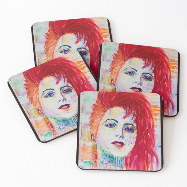 Item preview, True Colors - portrait painting of Cyndi designed and sold by johannahemb.