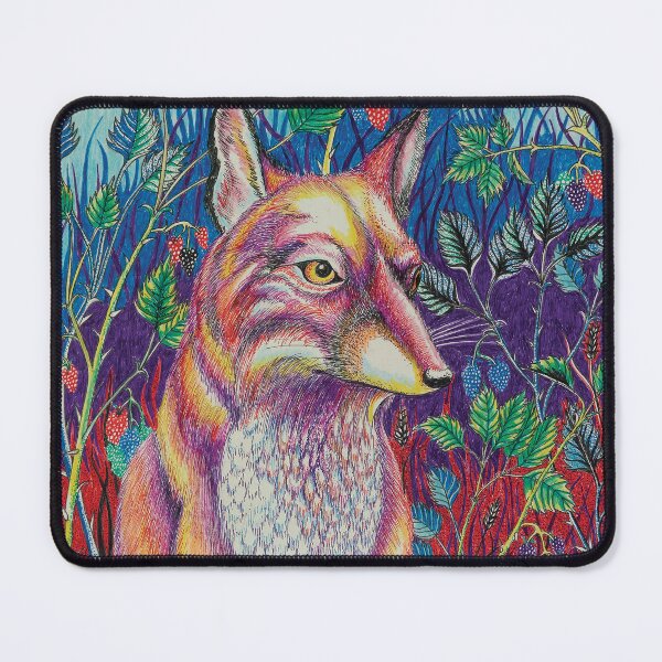 Item preview, Red Fox with Berries designed and sold by QuixoteRidge.