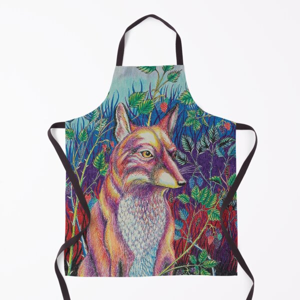 Item preview, Red Fox with Berries designed and sold by QuixoteRidge.