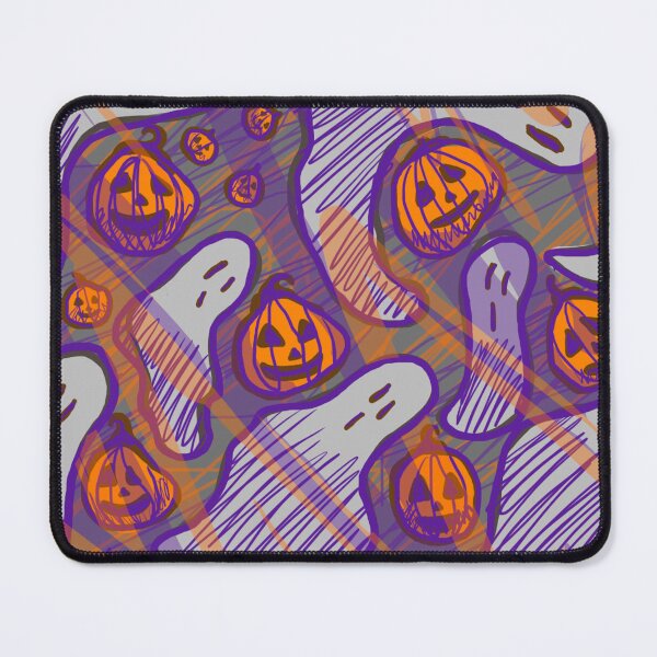 Item preview, Spooky Cute Ghosts and Pumpkins Pattern designed and sold by AlwaysHollyJo.