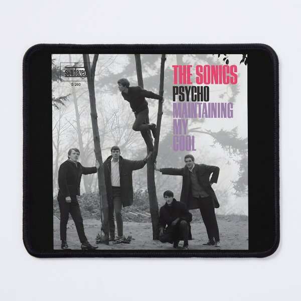Item preview, The Sonics – Psycho Garage Rock Retro Poster designed and sold by fintantalonet.
