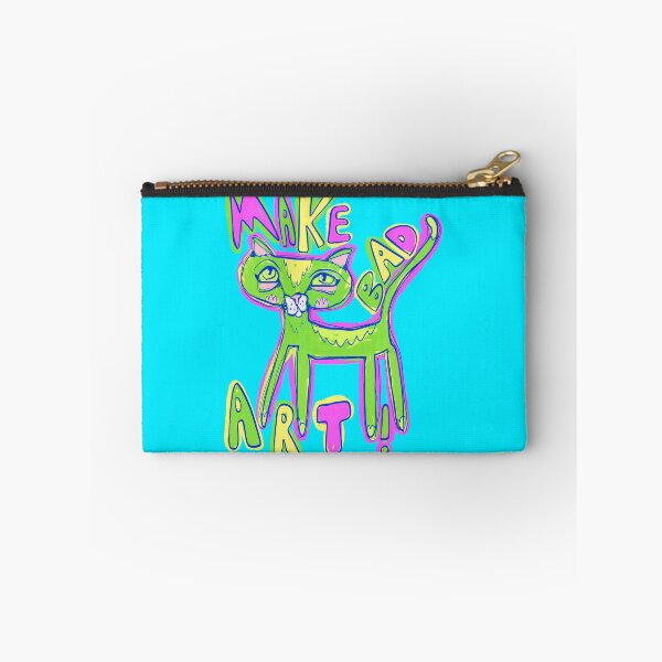 Item preview, make bad art - silly cat drawing designed and sold by crestfallenmermaid.