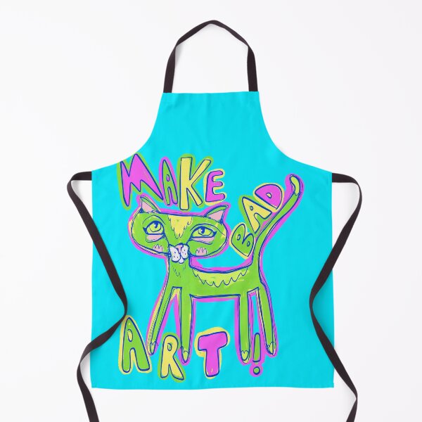 Item preview, make bad art - silly cat drawing designed and sold by crestfallenmermaid.