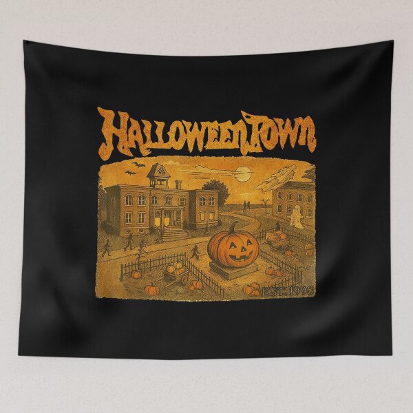Item preview, Halloween Pumpkin Boo Ghost Tee Funny Vintage Halloween Town  designed and sold by Snowmiser254.