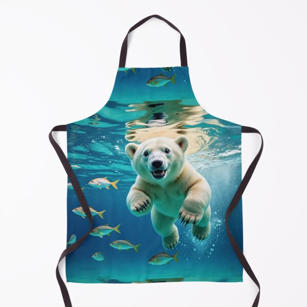 Item preview, Playful Polar Bear Underwater designed and sold by Savannah Gibbs.