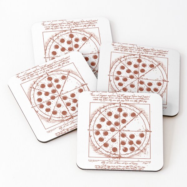 Item preview, Vitruvian Pizza Civil War Funny Food Diagram Gift designed and sold by conne89.