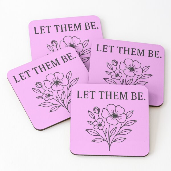 Item preview, Let Them Be. Minimalist Typography Design | Simple Quote Artwork | Modern POD Style designed and sold by Printessive Designs.