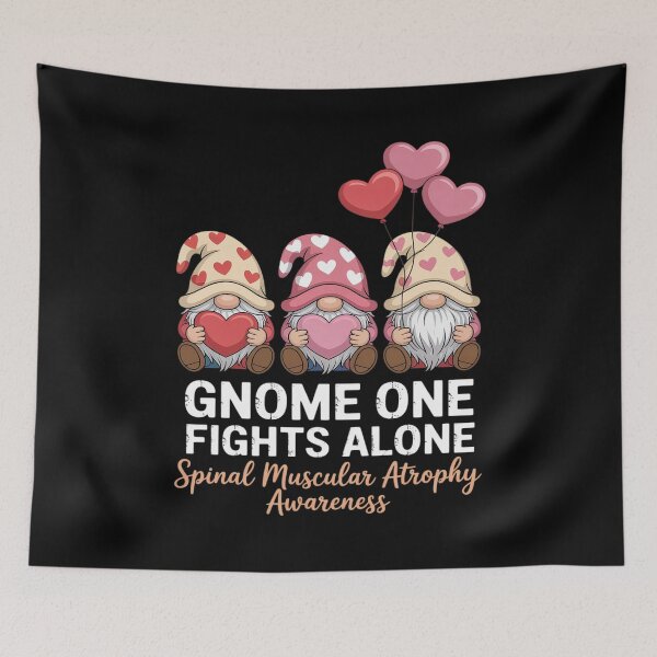 Item preview, Gnome One Fights Alone Spinal Muscular Atrophy SMA Awareness designed and sold by PeteHomenick.