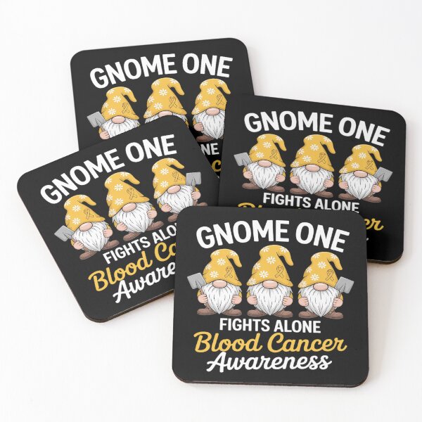 Item preview, Gnome One Fights Alone Gold Childhood Cancer Awareness designed and sold by PeteHomenick.
