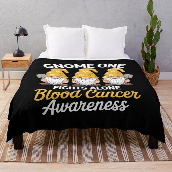 Item preview, Gnome One Fights Alone Gold Childhood Cancer Awareness designed and sold by PeteHomenick.