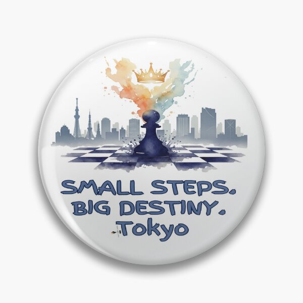 Item preview, Small Steps. Big Destiny. Tokyo. designed and sold by PawnShiftGoods.