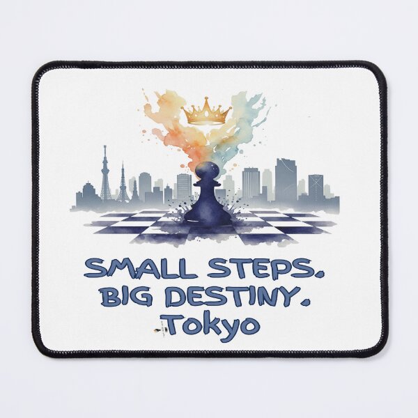 Item preview, Small Steps. Big Destiny. Tokyo. designed and sold by PawnShiftGoods.