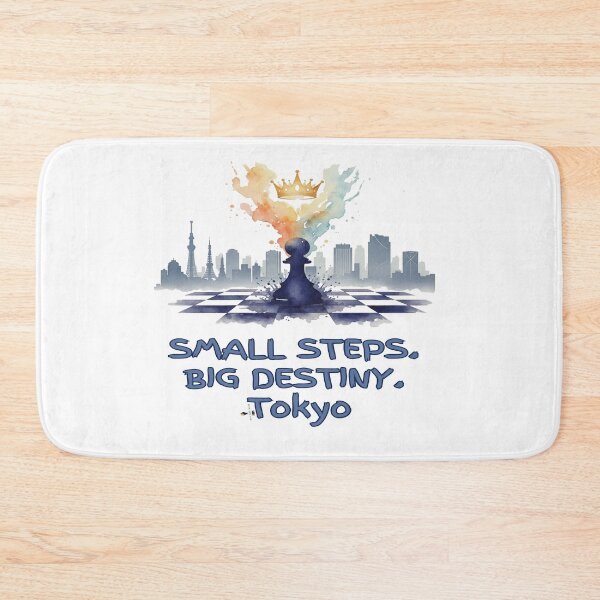 Item preview, Small Steps. Big Destiny. Tokyo. designed and sold by PawnShiftGoods.