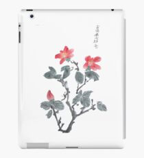 red flowers iPad Case/Skin