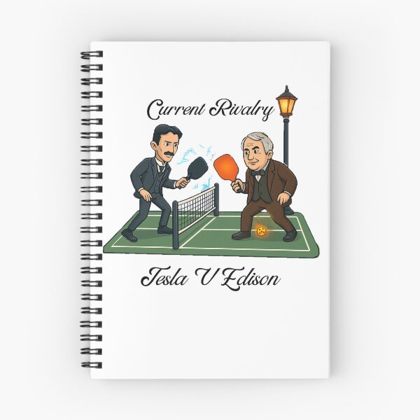 Item preview, Current Rivalry – Tesla vs Edison Pickleball Shirt designed and sold by MSX Designs.