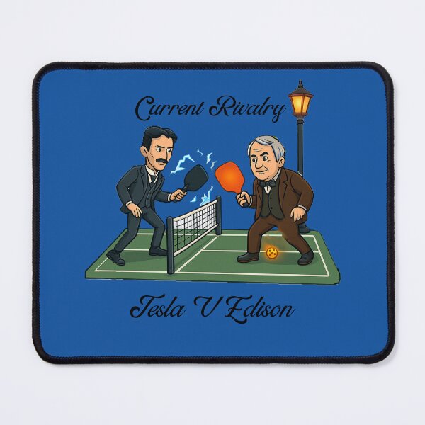 Item preview, Current Rivalry – Tesla vs Edison Pickleball Shirt designed and sold by MSX Designs.