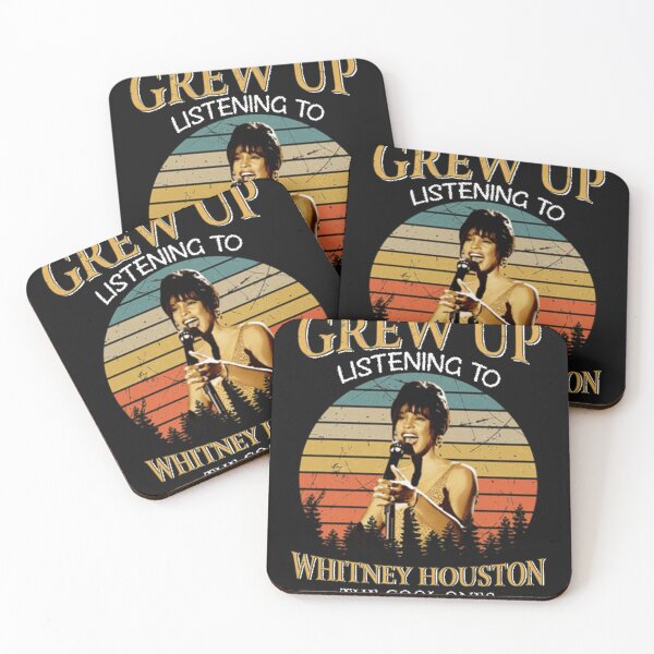 Item preview, Some Of Us Grew Up Listening To Whitney Houston Retro Music Tribute Poster Gift designed and sold by JamiJHayes.