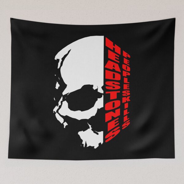 Item preview, Headstones The 5758 Half Skull designed and sold by ClaudiGiraud.