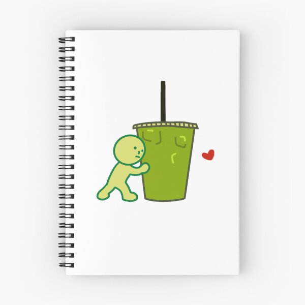 Item preview, green guy iced matcha heart designed and sold by jasmineco.