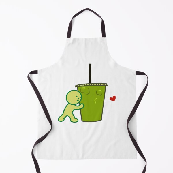 Item preview, green guy iced matcha heart designed and sold by jasmineco.