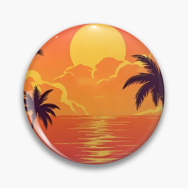 Item preview, Retro Sunset Silhouette designed and sold by MonishArt.