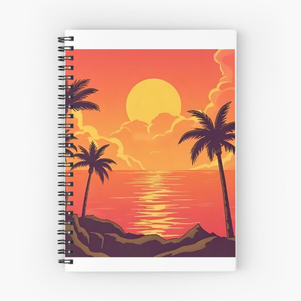 Item preview, Retro Sunset Silhouette designed and sold by MonishArt.