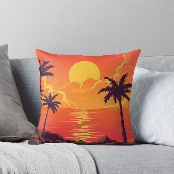 Item preview, Retro Sunset Silhouette designed and sold by MonishArt.