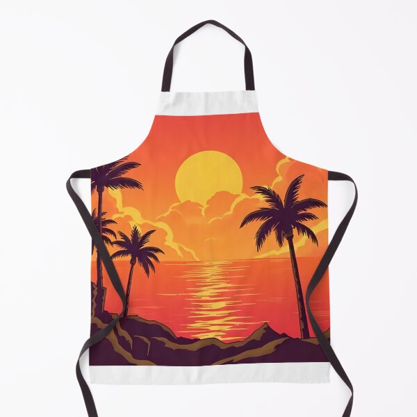 Item preview, Retro Sunset Silhouette designed and sold by MonishArt.