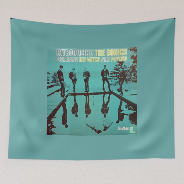 Item preview, The Sonics – Introducing Album Vintage Garage Rock Poster designed and sold by fintantalonet.