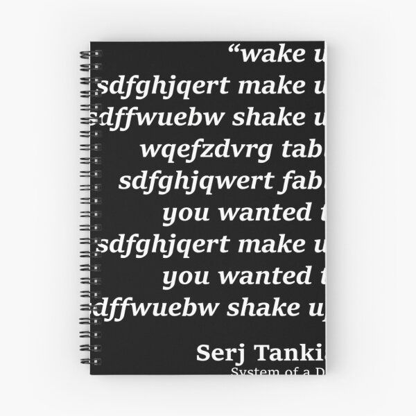 Item preview, Wake Up - System Of A Down - Chop Suey Parody designed and sold by AlaiMarin.