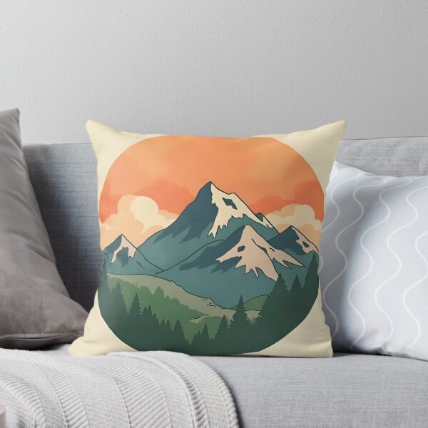 Item preview, Vintage Mountain Badge designed and sold by MonishArt.