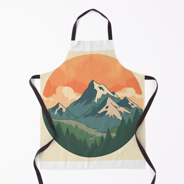Item preview, Vintage Mountain Badge designed and sold by MonishArt.