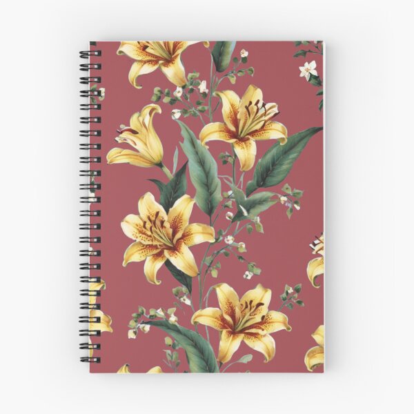 Item preview,  Golden lilies in vintage style designed and sold by Nice-patterns.