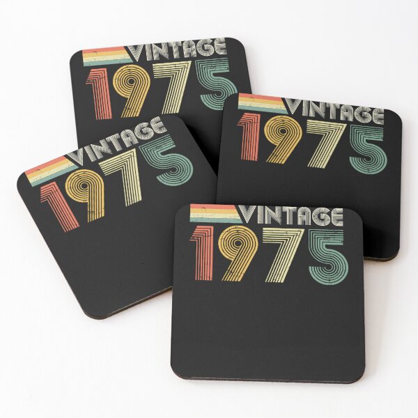 Item preview,  Vintage 1975 50Th Birthday Gift (Distressed Design) designed and sold by ThomsonRiot.