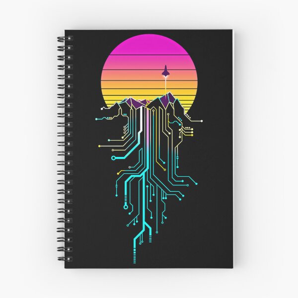 Item preview, Synth Mountain Sunrise designed and sold by ThomsonRiot.