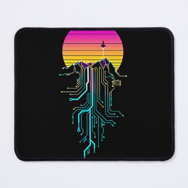 Artikelvorschau, Sonnenaufgang am Synth Mountain entworfen und verkauft von ThomsonRiot.