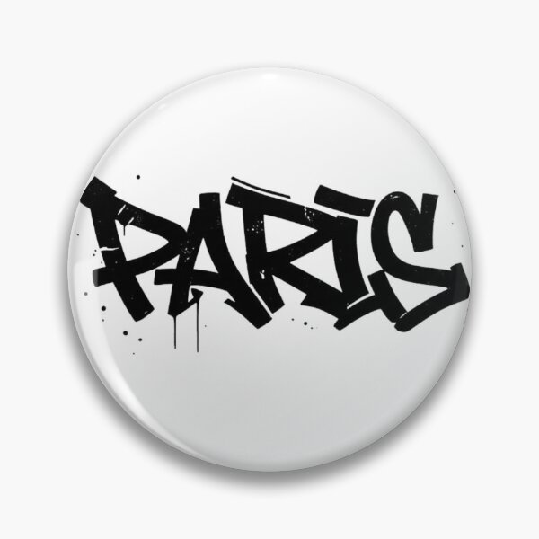 Item preview, Paris Graffiti Tag Typography — Streetwear Handstyle Spray-Paint Logo (Transparent PNG & SVG) designed and sold by Happyfreedom.