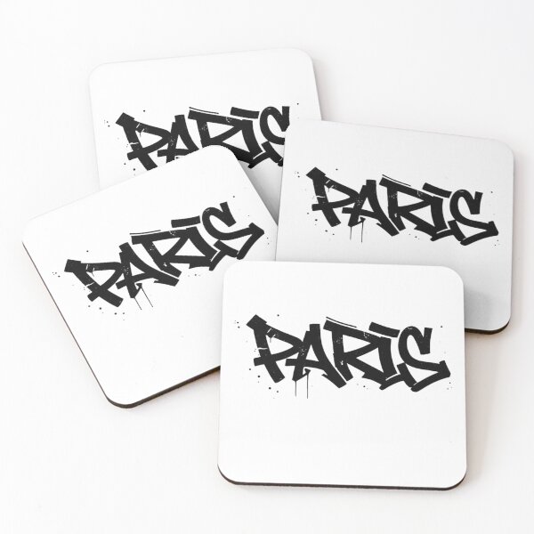 Item preview, Paris Graffiti Tag Typography — Streetwear Handstyle Spray-Paint Logo (Transparent PNG & SVG) designed and sold by Happyfreedom.