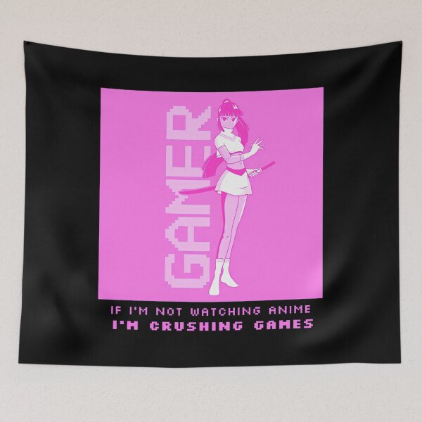 Item preview, Watching Anime Crushing Games designed and sold by HenrBernard.