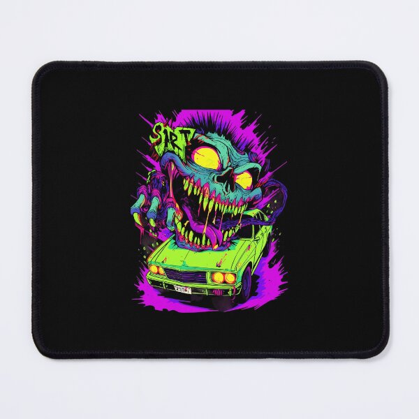 Item preview, Ratfink Neon Monster Retro Car Smoke Vibe designed and sold by Witchwayto254.