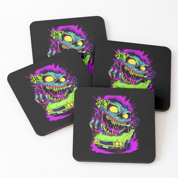 Item preview, Ratfink Neon Monster Retro Car Smoke Vibe designed and sold by Witchwayto254.
