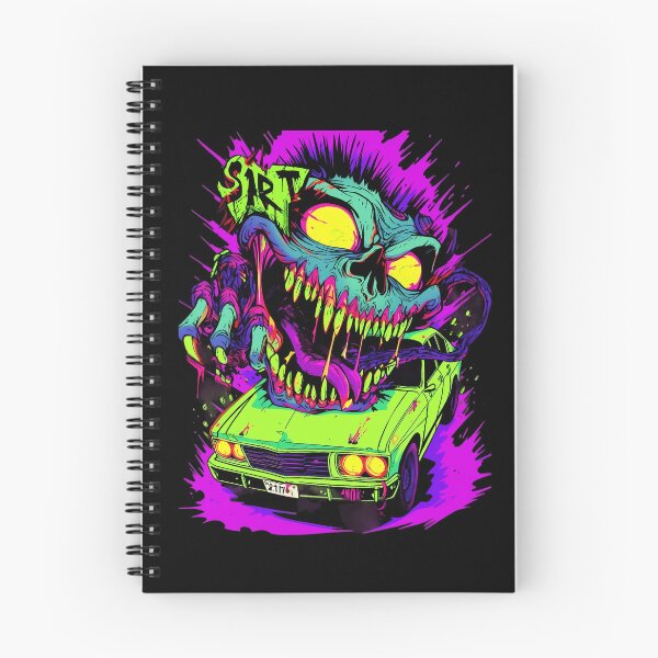 Item preview, Ratfink Neon Monster Retro Car Smoke Vibe designed and sold by Witchwayto254.